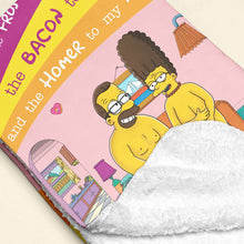 Load image into Gallery viewer, Personalized Couple Blanket - Playful &amp; Cozy | Valentine&#39;s Day Gifts Blanket PopCulturePrints
