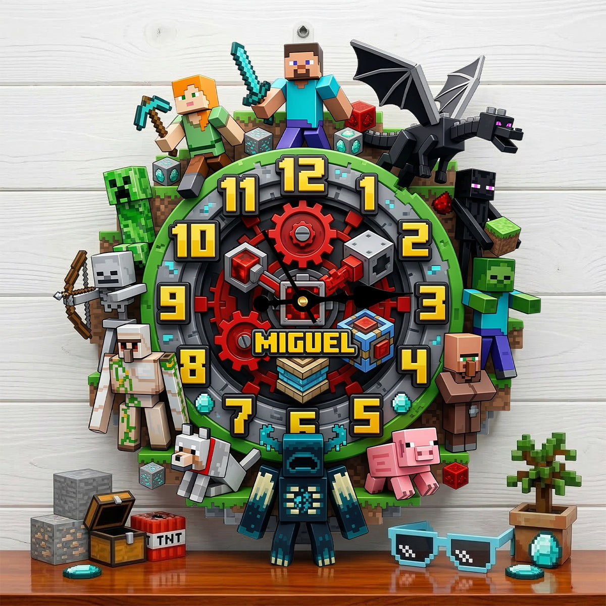 Embrace Adventure with Customizable Fun - Adventure Wall Clock Hanging Wall Clock PopCulturePrints