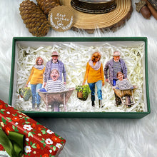 Load image into Gallery viewer, Personalized Gardeners’ Family Photo Ornament Ornament PopCulturePrints
