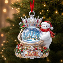 Load image into Gallery viewer, “Bring Home the Holiday Cheer!” - Lovely Merry Inflatable Robot Acrylic Ornament - Custom Christmas Gift for Family &amp; Friends
