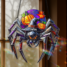 Load image into Gallery viewer, Illuminate Your Space: Spooky Suncatcher - Personalized Gift for Horror Lovers Ornament PopCulturePrints
