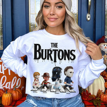 Load image into Gallery viewer, Spooky Family Vibes - Personalized Creepy Family Shirt Shirts PopCulturePrints
