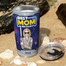 Load image into Gallery viewer, Best Mom In The Galaxy Personalized Tumbler - Star-Themed Gift for Mom Tumbler Cup PopCulturePrints
