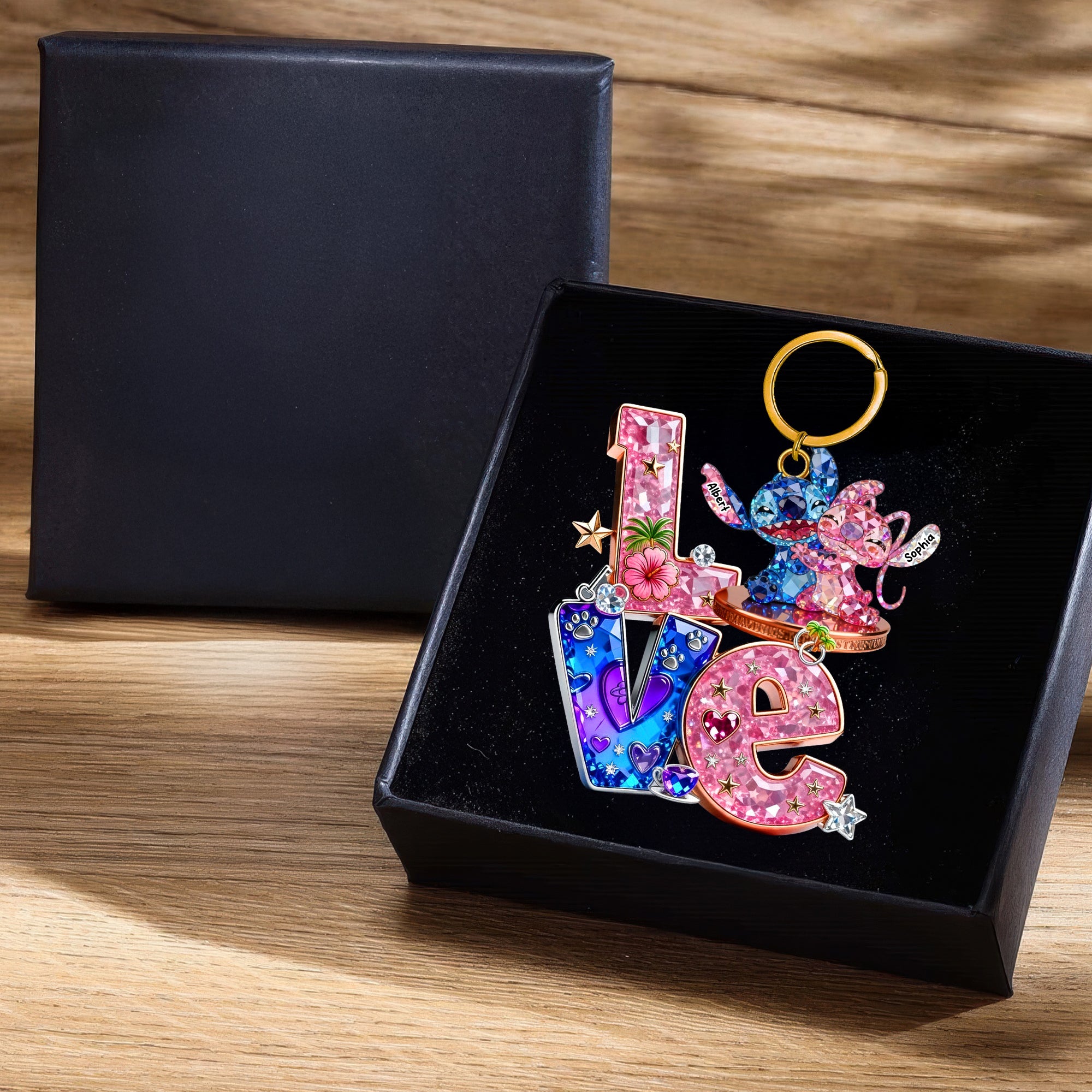 “Cherish Every Moment” – Cute Couple Keychain | Personalized Gifts for Couples Keychains PopCulturePrints