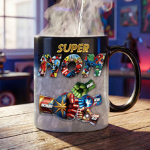 Load image into Gallery viewer, "Super Mom – The Ultimate Superhero" - Personalized Ceramic Coffee Mug - Perfect Gift for Mom, Grandma, and Special Women Coffee Mug PopCulturePrints
