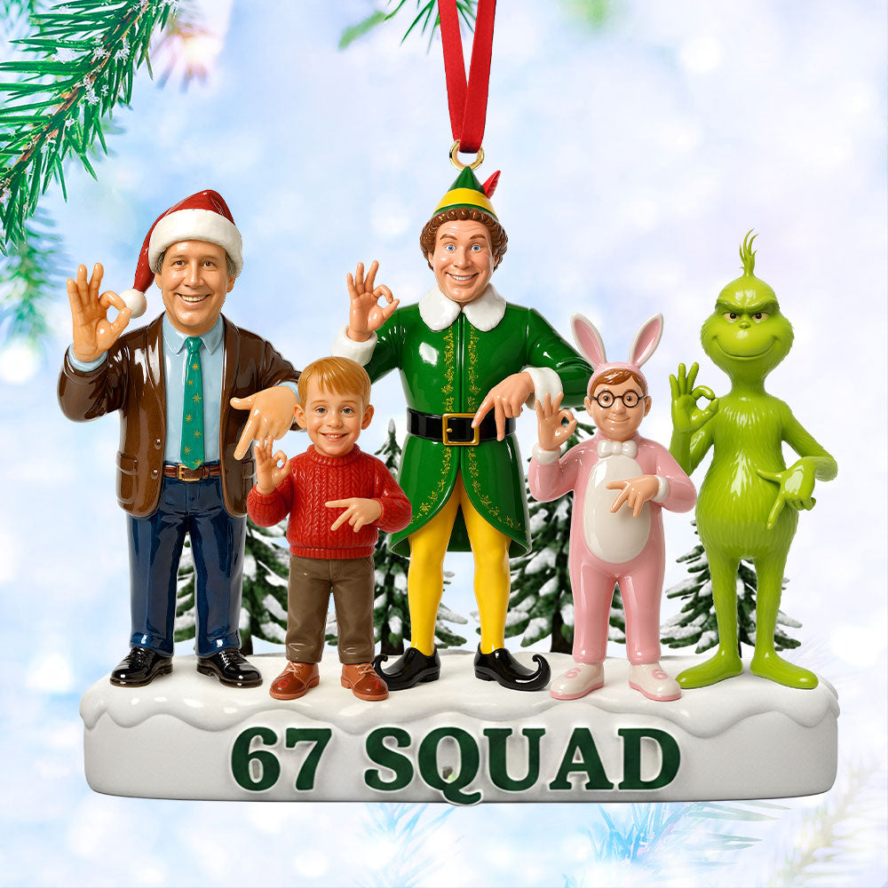 Funny Christmas Ornament - Personalized Gift For Christmas Ornament 02OHTI171125 Ornament PopCulturePrints