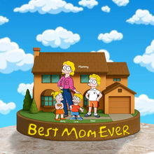 Load image into Gallery viewer, Best Mom Ever - Personalized Custom Plaque for Moms Shaped Plaques PopCulturePrints
