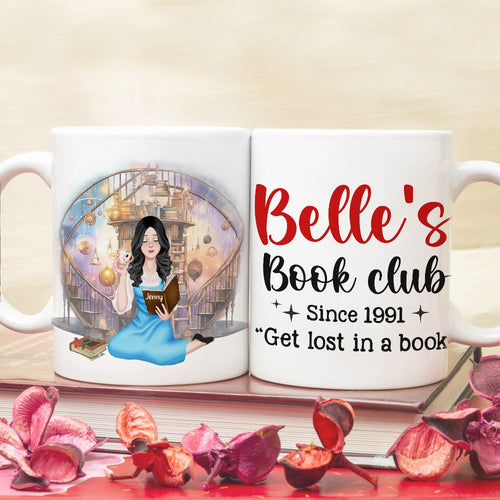 Personalized 'Get Lost in a Book' Coffee Mug for Book Lovers Coffee Mug PopCulturePrints