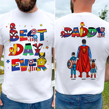 Load image into Gallery viewer, The Ultimate Best Dad Ever Shirt - Customizable Gift for Dads and Grandpas Shirts PopCulturePrints
