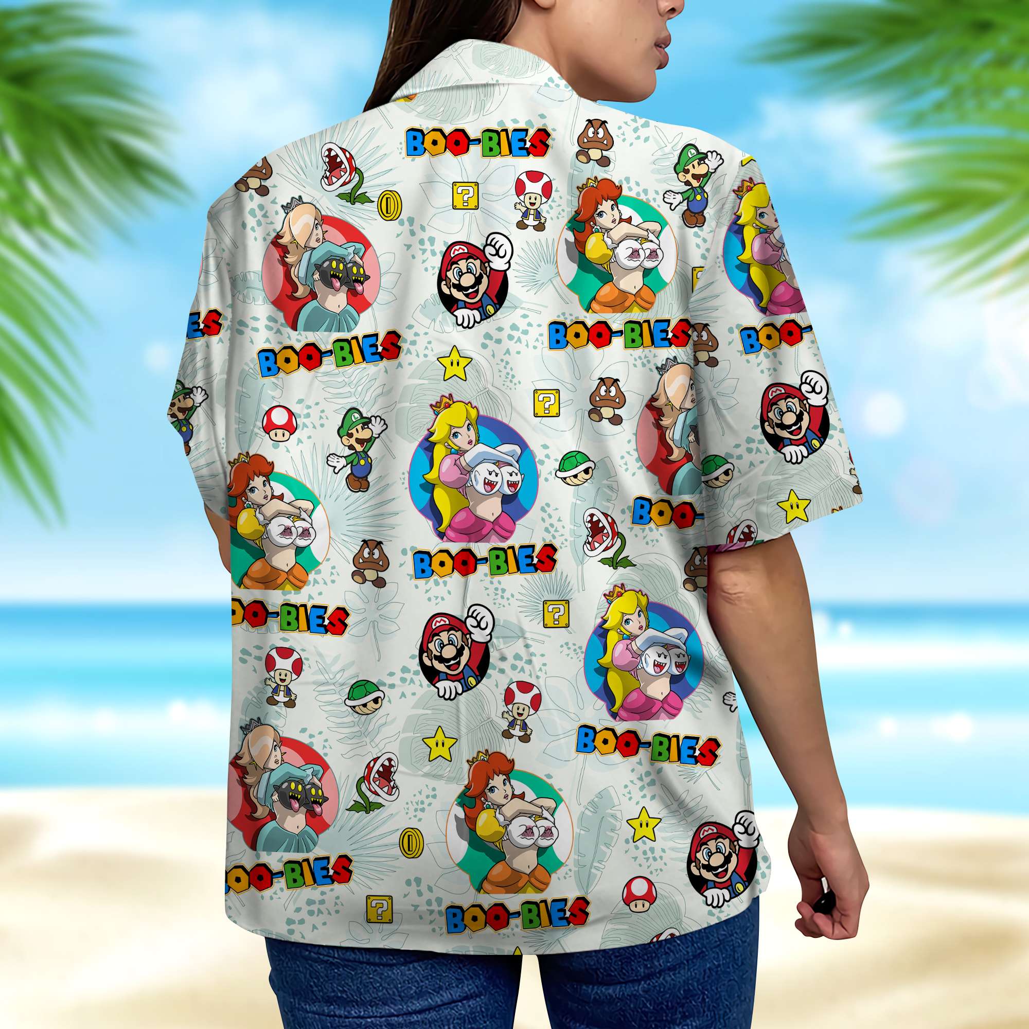 Custom Fan-Themed Hawaiian Shirt - Vibrant Cartoon Adventure Hawaiian Shirts PopCulturePrints