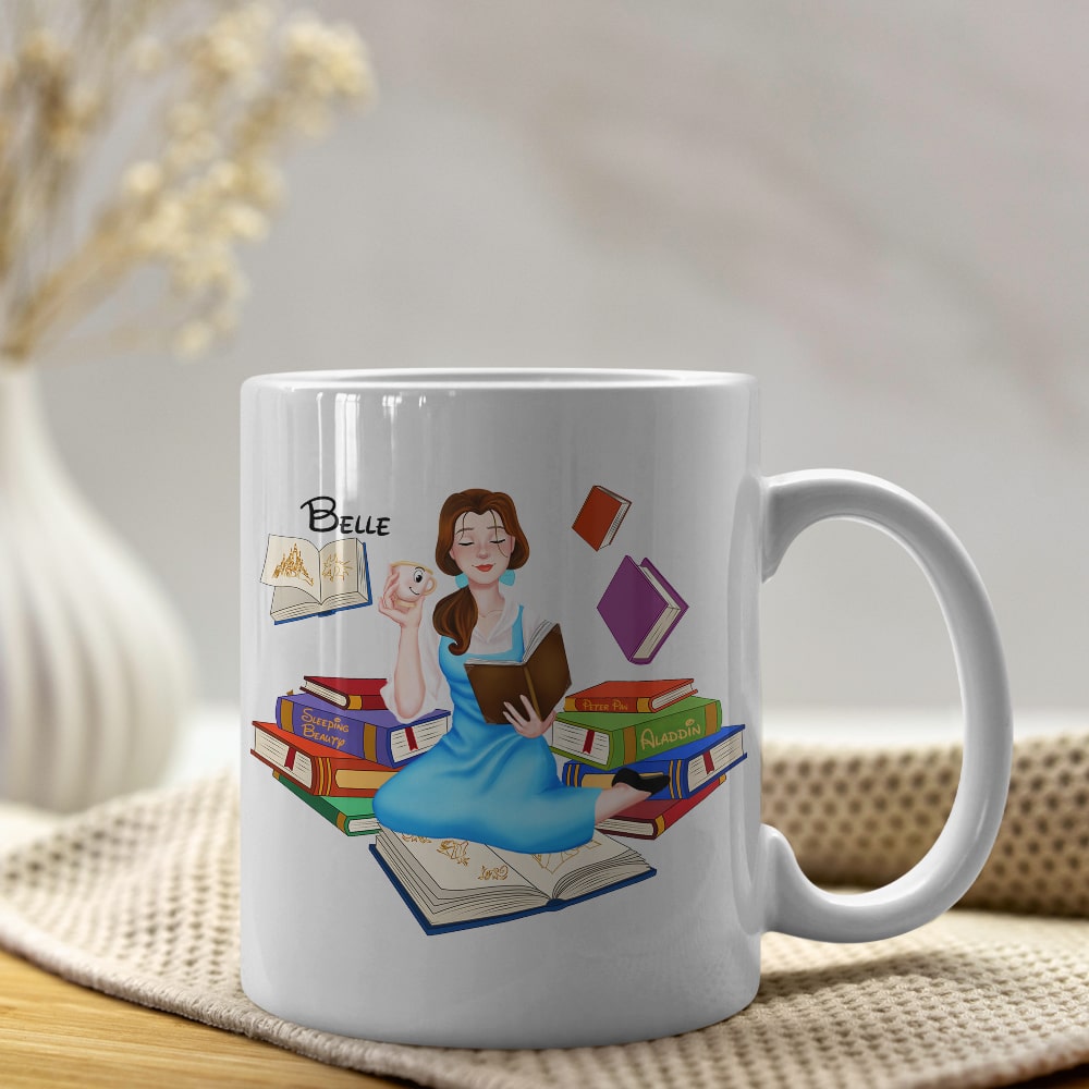 Personalized Book Lover Mug - Custom Coffee Mug for Readers Coffee Mug PopCulturePrints