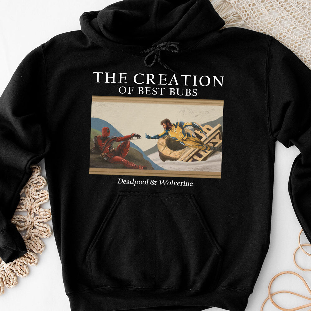 The Creation of Best Bubs T-Shirt - Deadpool & Wolverine