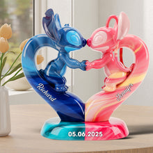 Load image into Gallery viewer, &quot;Love is in the Details&quot; - Romantic Experiment Couple Acrylic Plaque - Personalized Gift for Couples Shaped Plaques PopCulturePrints
