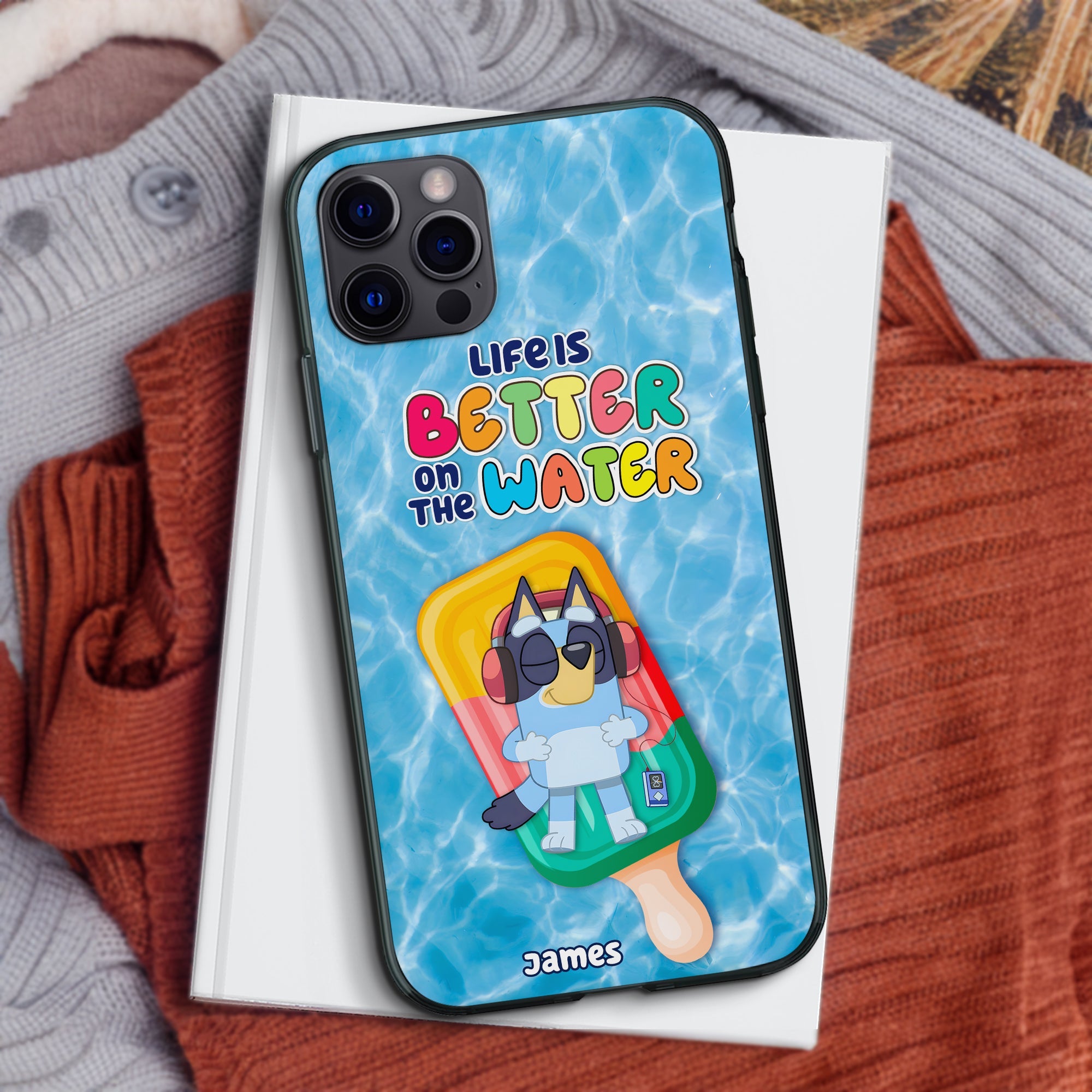 Personalized 'Life is Better on the Water' Phone Case for Fans