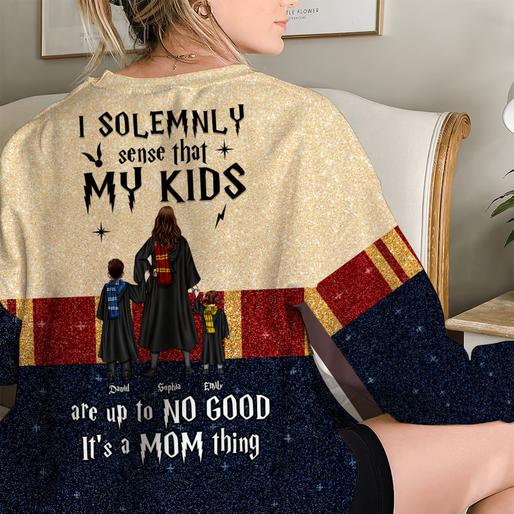 Personalized Harry Potter Mom T-Shirt - I Solemnly Sense That My Kids Are Up to No Good