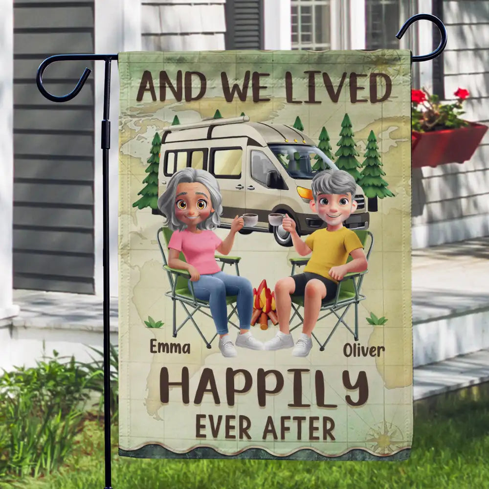 Making Memories One Campsite At A Time - Personalized Camping Flag Flag PopCulturePrints