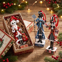 Load image into Gallery viewer, “Celebrate the Magic of Christmas with a Skeleton Nutcracker!” - Personalized Christmas Ornament - Custom Gift for Friends, Family, and Loved Ones.
