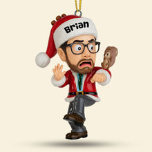 Load image into Gallery viewer, Bring Joy This Christmas - Custom Funny Ornament for Loved Ones Ornament PopCulturePrints

