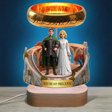Load image into Gallery viewer, You&#39;re My Precious Adventure Couple LED Light - Personalized Gifts for Couples Led Night Light PopCulturePrints
