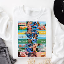 Load image into Gallery viewer, “Celebrate Every Stitch Moment” - Personalized Gifts for Movie Fans - Alien&#39;s Colorful Timeline Tee Shirts PopCulturePrints
