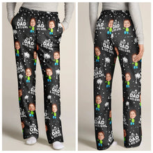 Load image into Gallery viewer, &quot;Just A Dad &amp; His Girl&quot; - Personalized Pajama Pants for Dad, Perfect Fathers Day Gift Pajama Pants PopCulturePrints
