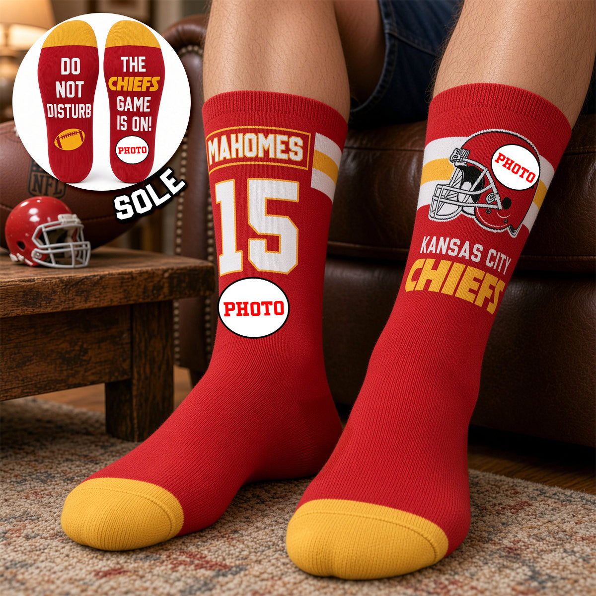 Unleash the Competitive Spirit - Custom Middle Tube Socks for Sports Lovers