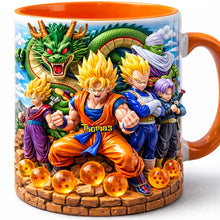 Load image into Gallery viewer, Unleash Your Inner Legend: Legendary Warrior Energy Mug - Personalized Coffee Gift for Anime Fans Coffee Mug PopCulturePrints
