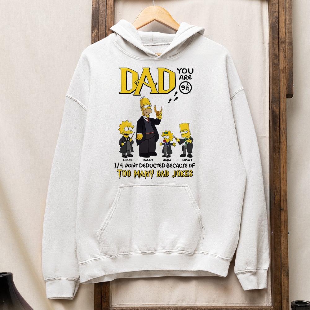 Funny Dad Shirt - Personalized Family Wizard Design