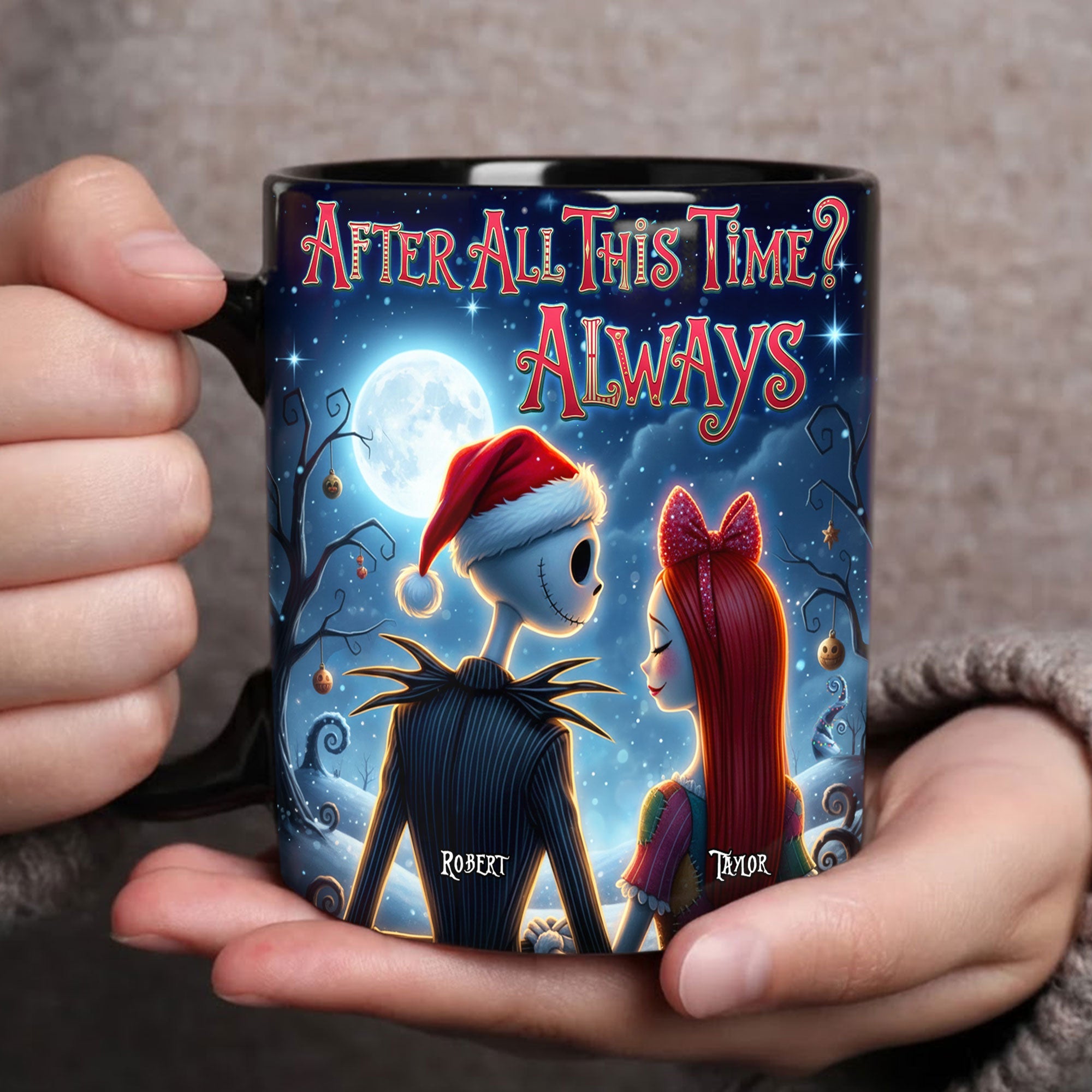 “After All This Time? Always” – Spooky Couple Mug | Personalized Gift for Couples Coffee Mug PopCulturePrints