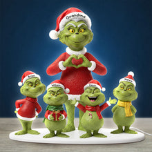 Load image into Gallery viewer, Grandma's Heartwarming Grinch Light Box - Personalized Gifts for Grandma This Christmas Light Box PopCulturePrints
