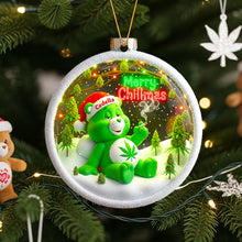 Load image into Gallery viewer, Merry Chillmas Ornament - Personalized Gift for Smokers &amp; Holiday Lovers Ornament PopCulturePrints
