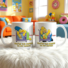 Load image into Gallery viewer, You're The Homer To My Marge - Personalized Couple Coffee Mugs Coffee Mug PopCulturePrints

