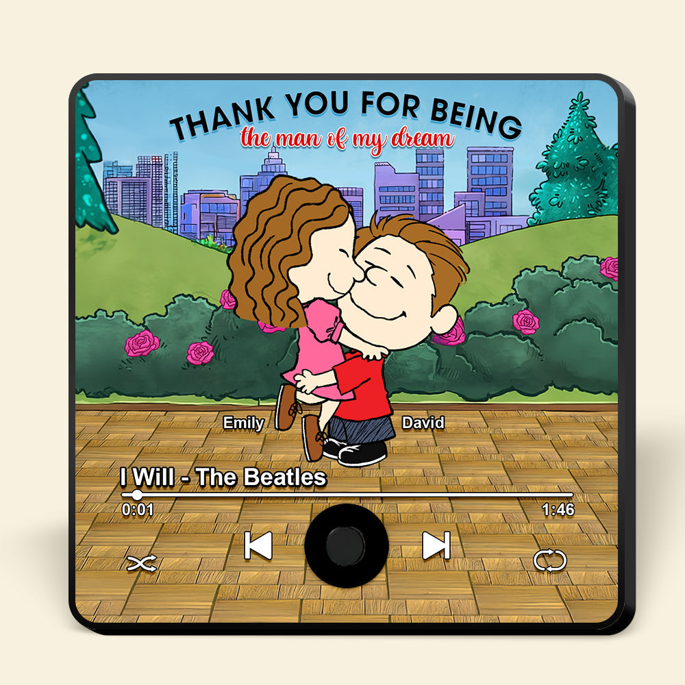 Personalized Music Fridge Magnet - Perfect Valentine's Day Gifts for Couples Fridge Magnet PopCulturePrints