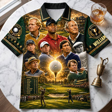 Load image into Gallery viewer, Golf Legends Hawaiian Shirt - Personalized Gift for Golf Lovers
