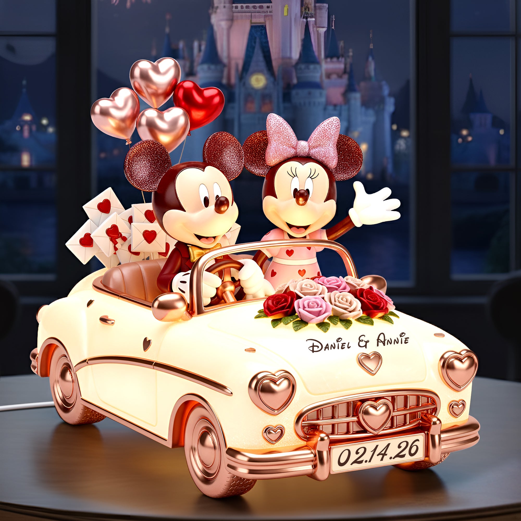 Love is in the Details - Couple Anniversary Acrylic Light Box, Personalized Gift for Couples Light Box PopCulturePrints