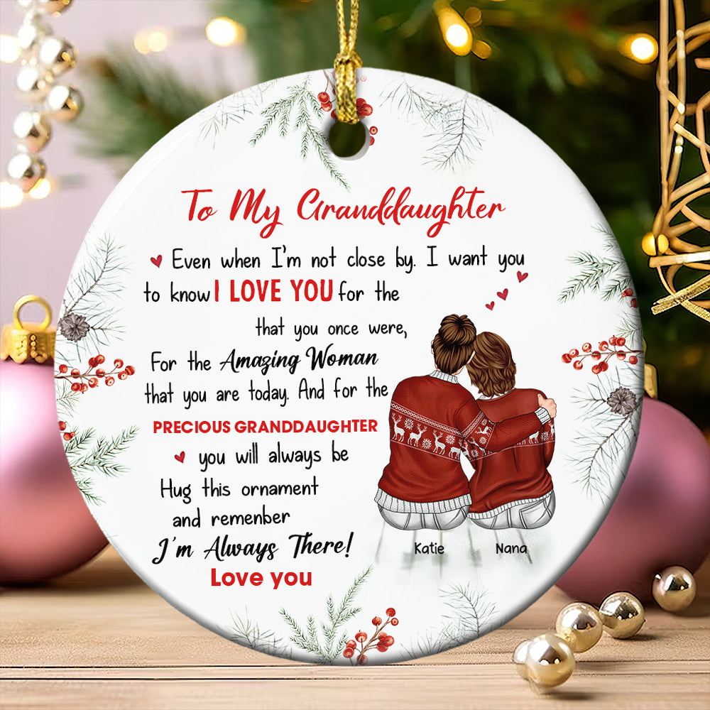 Personalized Christmas Ornament: Heartfelt Gifts for Grandma Ornament PopCulturePrints