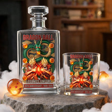 Load image into Gallery viewer, "Celebrate 40 Years of Legends with Dragon Ball Decanter Set" - Personalized Gifts for Fans and Collectors Bottle PopCulturePrints
