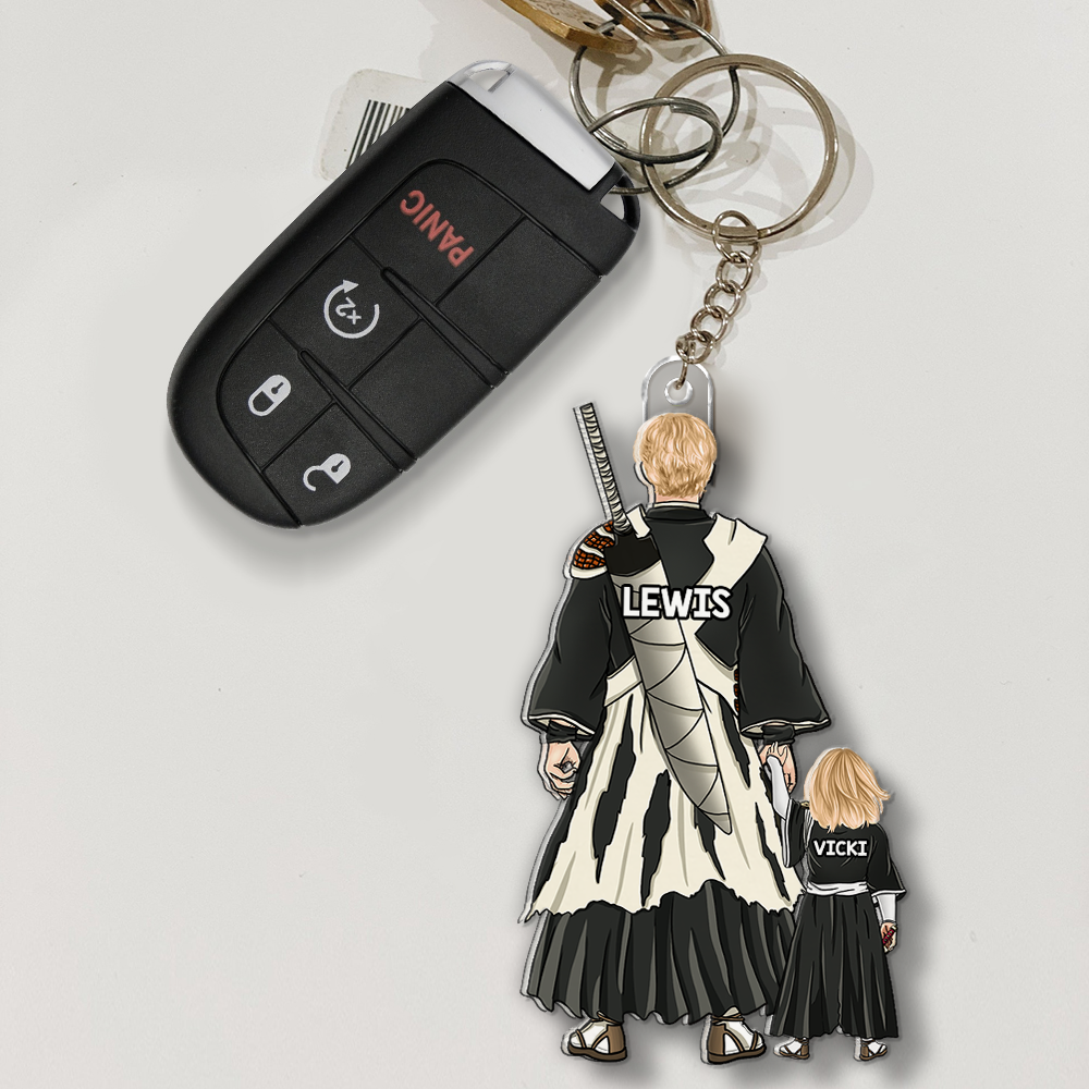 “Forever Your Dad” – Personalized Dad Keychain for Every Occasion Keychains PopCulturePrints