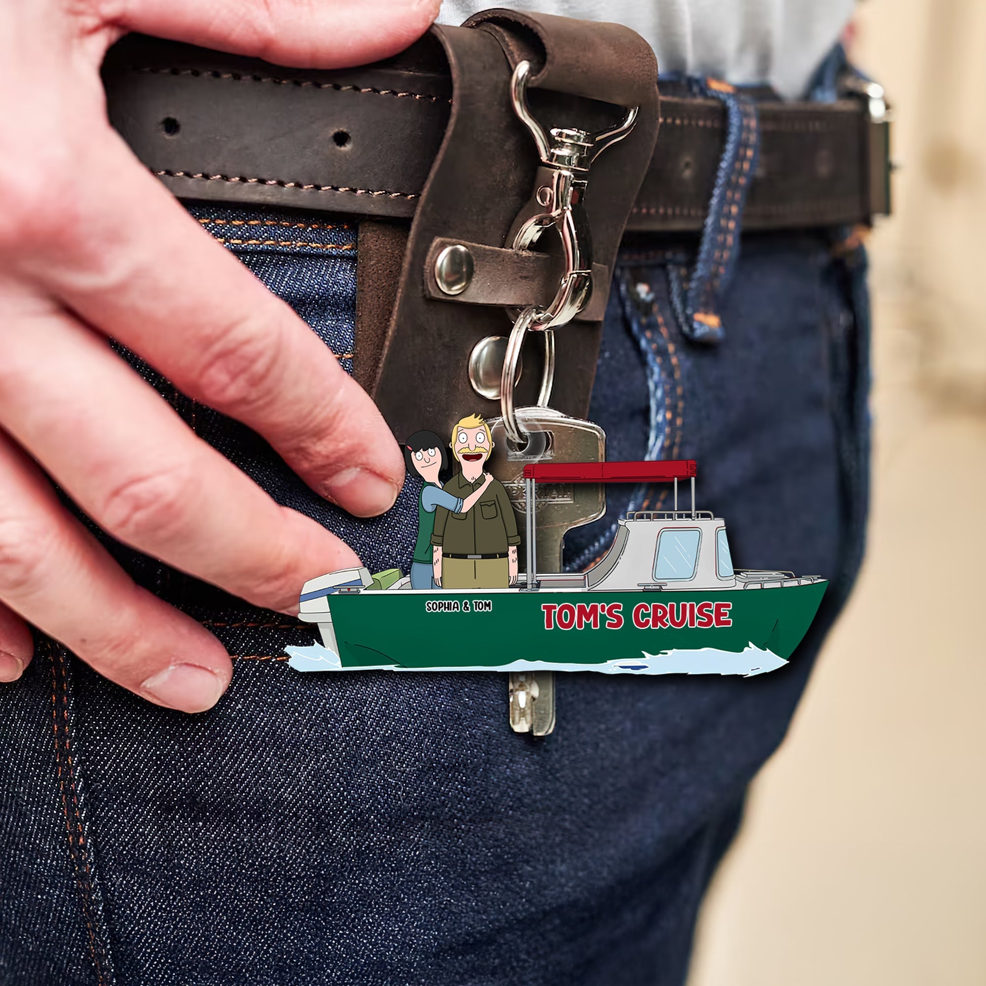 Mommy Doesn't Get Drunk, She Just Has Fun - Personalized Funny Gift for Mom Keychains PopCulturePrints