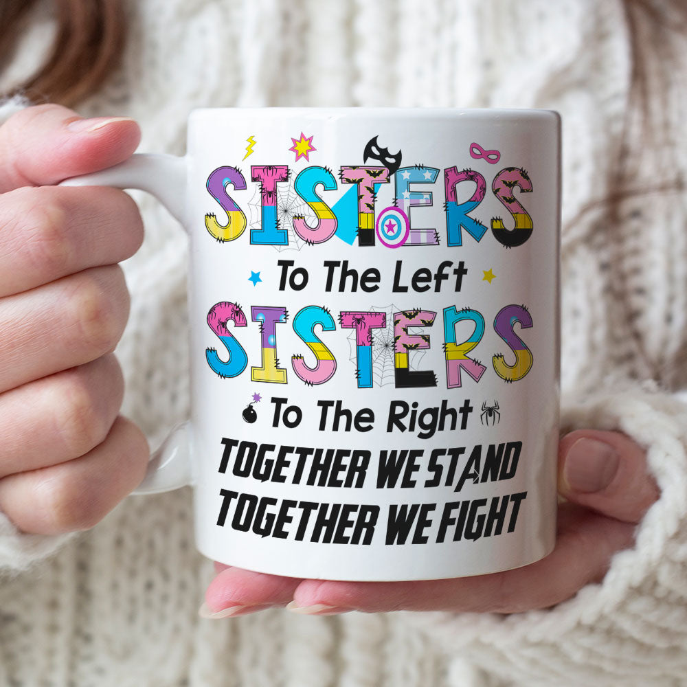 Hero Sisters Personalized Coffee Mug - Unique Gift for Superhero Fans Coffee Mug PopCulturePrints