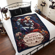 Load image into Gallery viewer, "Still Not Sick of You After 15 Years" - Kindred Spirit Couple Blanket - Personalized Gift for Couples
