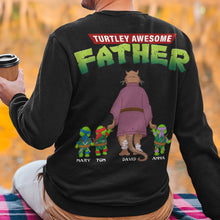 Load image into Gallery viewer, Personalized Dad Superhero T-Shirt Gift - Add Your Kid&#39;s Names
