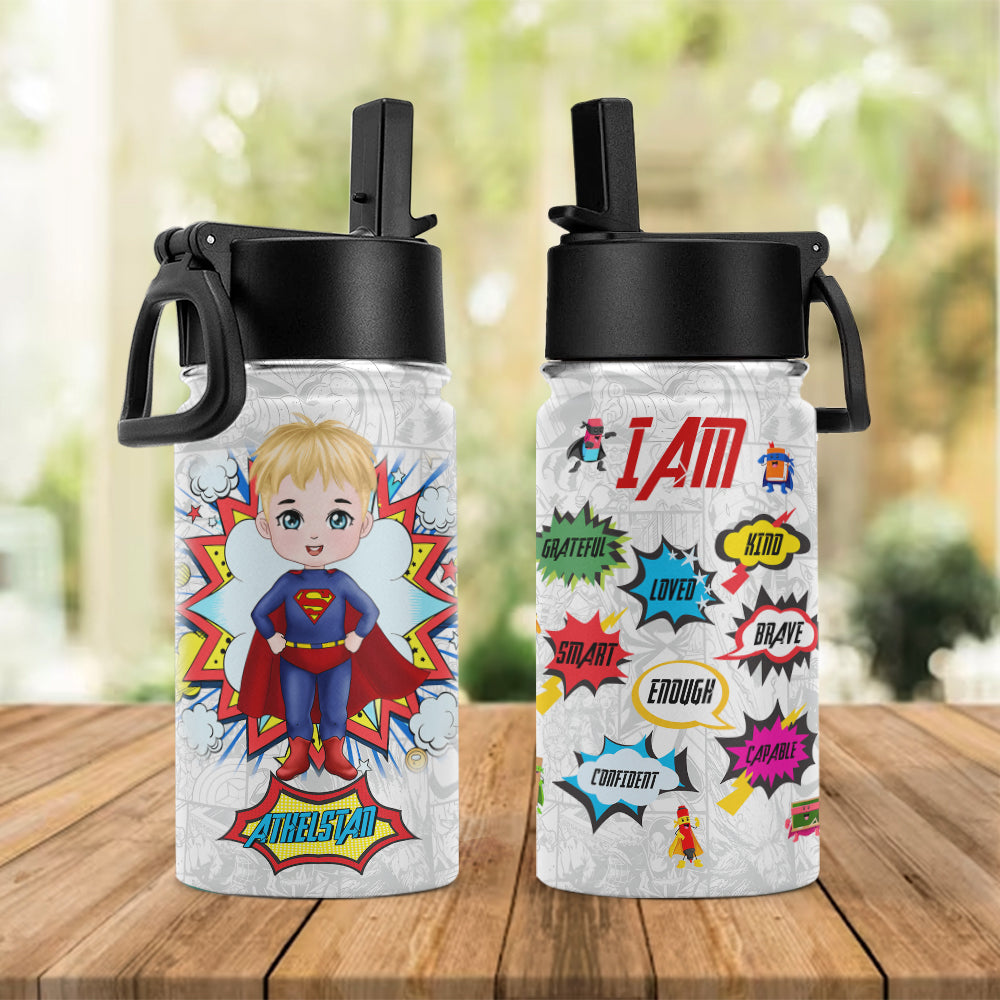 Superhero Personalized Kids Tumbler Tumbler Cup PopCulturePrints