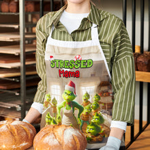 Load image into Gallery viewer, Stressed Mama Cartoon Apron for Moms Aprons PopCulturePrints
