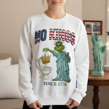 Load image into Gallery viewer, “No Kings, Just Fun!” - Funny Green Monster Shirt - Customizable Gift for Everyone Shirts PopCulturePrints
