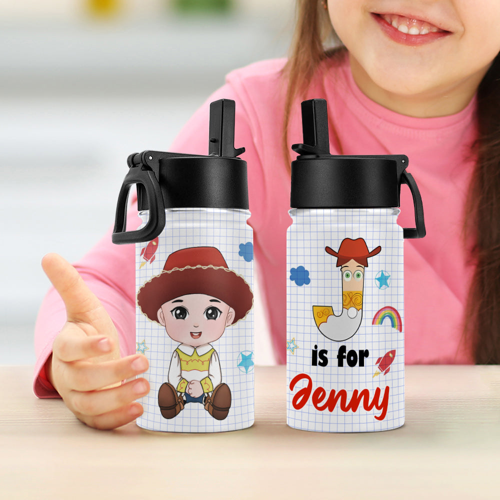 Personalized Kids Tumbler - Cowboy Theme Tumbler Cup PopCulturePrints
