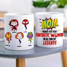 Load image into Gallery viewer, Superhero Mom Personalized Coffee Mug Coffee Mug PopCulturePrints
