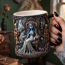 Load image into Gallery viewer, Dark Gothic Bride Magic Mug - Personalized Spooky Gifts 01TTTA160926 Coffee Mug PopCulturePrints
