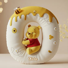 Load image into Gallery viewer, Bring Sweetness to Your Child's Room with Our Honey Letter Pillow - Personalized Gift for Kids Pillow PopCulturePrints
