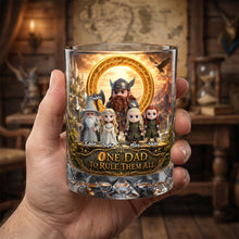 Load image into Gallery viewer, One Dad To Rule Them All - Personalized Glass Mug for Father's Day Glass PopCulturePrints

